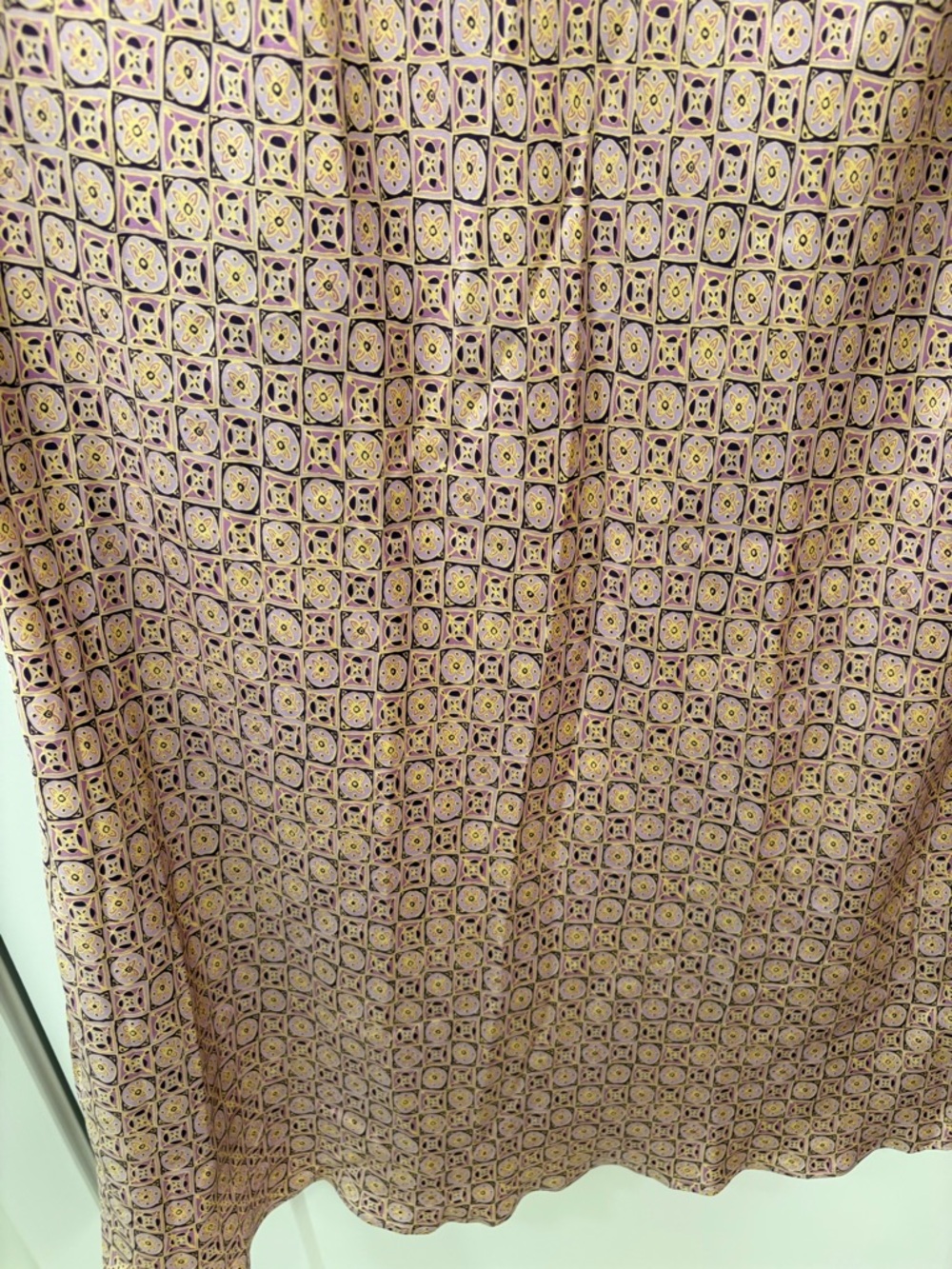 Vintage Y2K Silk Ann Taylor Purple Maxi Skirt - Picture 9 of 11